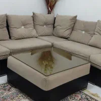 یک دست مبل راحتی بی وخیلی خوب|مبلمان خانگی و میز عسلی|نقده, |دیوار