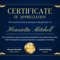 سرتیفیکیت هنرجو/طراحی چاپ/لوح تقدیر/رزومه