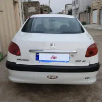پژو 206 اس دی تیپ دو مرتب ، تر وتمیز مدل 90