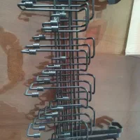 چوب لباسی پشت دری فلزی مشکی نو فوری فروشی