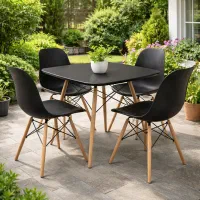 صندلی پلاستیکی میز ناهارخوری مجالس کافه منزل