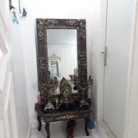 آینه شمع دان و ساعت