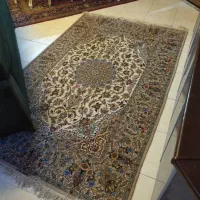 فرش کلک ابریشم تک خفت اصفهان|فرش|اصفهان, طامه|دیوار