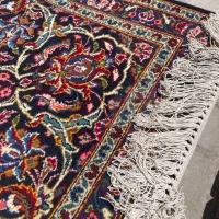 فرش ۱۴متری دستبافت سرمه ای کاشان سالم|فرش|تهران, والفجر (افسریه)|دیوار