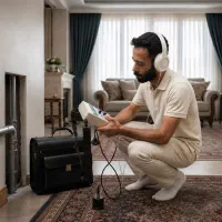 رفع نم زدگی نشت یابی تشخیص ترکیدگی لوله باز کنی