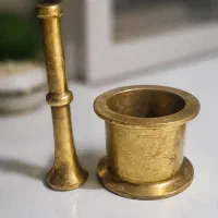 هاونگ برنجی قدیمی سنگین