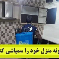 سم پاشی ساس وسوسک.. باضمانت۲سال بدون نیازبه شستشو