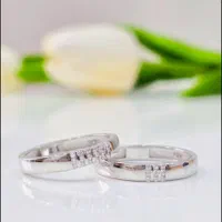 حلقه ست نقره روکش طلا عیار ۹۲۵ کد 5 کارگاه نقره|بدلیجات|تبریز, |دیوار