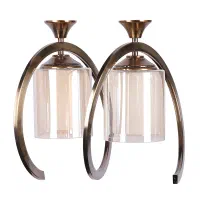 لوستر دوشاخه آشپزخانه و اتاق خواب