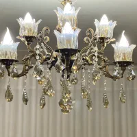 فروش فوری لوستر برنزی