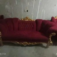 فروش فوری سرویس مبل راحتی سلطنتی طلایی حراج|مبلمان خانگی و میز عسلی|سراوان, |دیوار