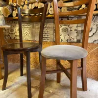 صندلی چوبی در حد نو|صندلی و نیمکت|کیش, |دیوار