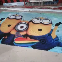 بنر کودک و استخر