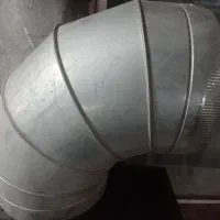 لوله گالوانیزه هواکش و هود|مصالح و تجهیزات ساختمان|پاکدشت, خاتون آباد|دیوار