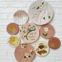 رنگ آمیزی سفال|صنایع دستی و سایر لوازم تزئینی|گناباد, |دیوار