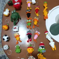 انواع مختلف دسته کلید و آویز کیف با طرحهای متنوع