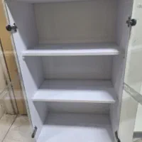 ویترین ام دی اف با درب شیشه