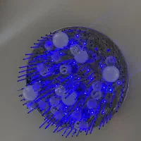 لوستر سقفی کنترل دار فلش خور|لوستر و چراغ آویز|تهران, سلسبیل شمالی|دیوار