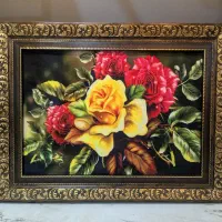 تابلو فرش نو ، طرح گل