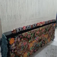 فرش زرنیم سالاری نیمه کاره