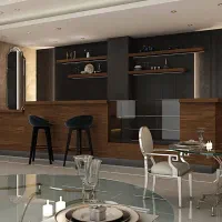 اجرا کناف کابینت کاغذ پرده میکروسمت|خدمات پیشه و مهارت|اصفهان, باغ دریاچه|دیوار