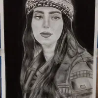 سفارش چهره نقاشی سیاه قلم وه خرید