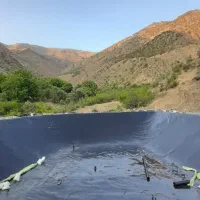 استخر ذخیره آب کشاورزی با ورق ژئوممبران|خدمات باغبانی و درختکاری|محمدیه-قزوین, |دیوار