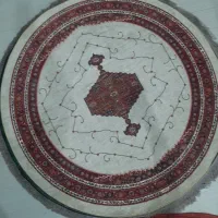 فرش گرد|فرش|خرم‌آباد, |دیوار