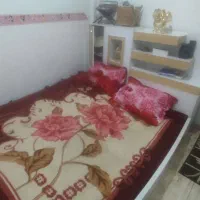 تخت دو نفره دراور دار چوبی