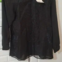 شومیز مشکی نو و کمربند زنانه