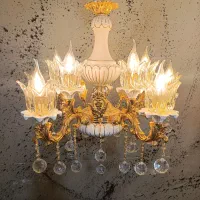 ساخت لوستر کلاسیک|لوستر و چراغ آویز|فردوسیه, |دیوار