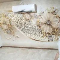 پوستر سهبعدی کاغذدیواری اینه دکوراتیو|خدمات پیشه و مهارت|تهران, اتابک|دیوار