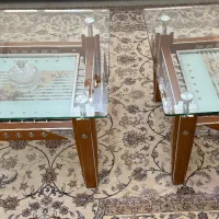 دوعدد میز جلو مبلی و پذیرایی جنس MDF و آلومینیوم|مبلمان خانگی و میز عسلی|تهران, قلهک|دیوار