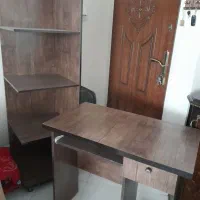میزتحریر کتابخانه دکور درحدنو قهوه ای ۴ طبقه|میز تحریر و کامپیوتر|تهران, نارمک جنوبی|دیوار