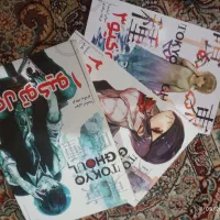 سه جلد از مانگای توکیو غول با ترجمه شده فارسی