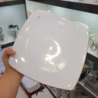 ۲ دست بشقاب مربع. چینی