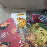دفتر سیمی ساده و فانتزی