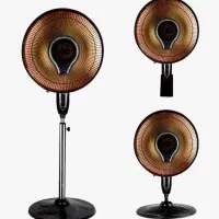 بخاری برقی تابشی پنکه‌ای ویداس/کم مصرف/3منظوره