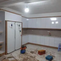 تعمیر ات وساخت انواع درب چوبی وکابینت وغیره