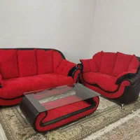 مبل راحتی هفت نفره ومیزنهارخوری چهارنفره|مبلمان خانگی و میز عسلی|دزفول, |دیوار
