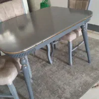 ناهارخوری ۴نفره ۲ماه خریدم و زیرقیمت میفروشم|میز و صندلی غذاخوری|دوگنبدان, |دیوار