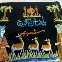 تابلو مخمل یا ضامن آهو بدون قاب|تابلو، نقاشی، عکس|تبریز, |دیوار