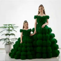 کرایه لباس مجلسی دخترانه پرنسسی (ست مادرودختری