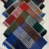 چفیه عربی عمانی اصل(وارداتی)مربع ۱۳۰ سانت نخی|لباس|تهران, حر|دیوار