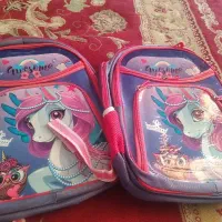 کیف دخترانه نو دو عدد