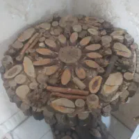 میز چوبی تزیینی کار دست