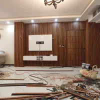 نصب قرنیز دیوار کوب ترمو سقف کاذب