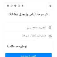 اتو مو بخار زن کراتین حرفیه ای