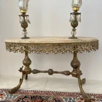 میز برنجی اصل با سنک انتیک