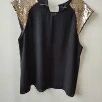 شومیز مشکی حریر